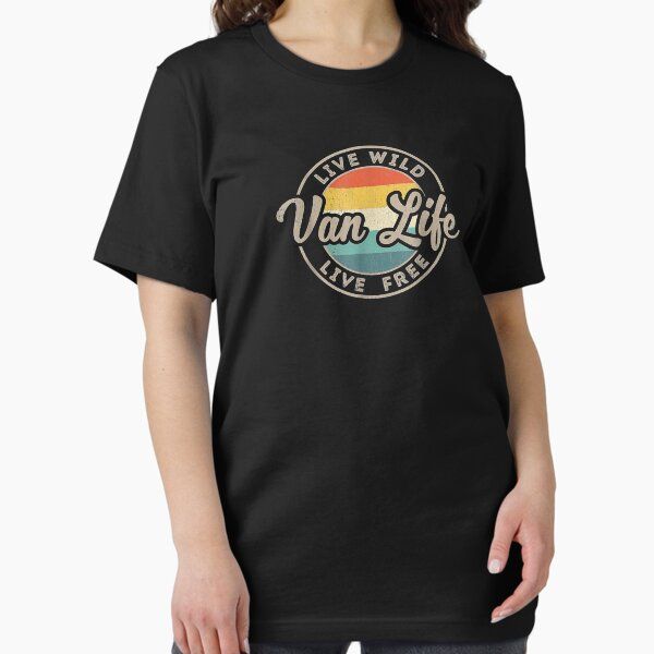Van Life Clothing Retro Vintage Van Dwellers Vanlife Nomads T-Shirt